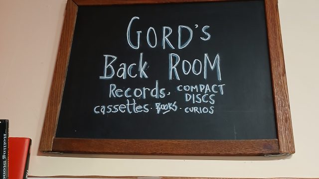 Gord's Back Room