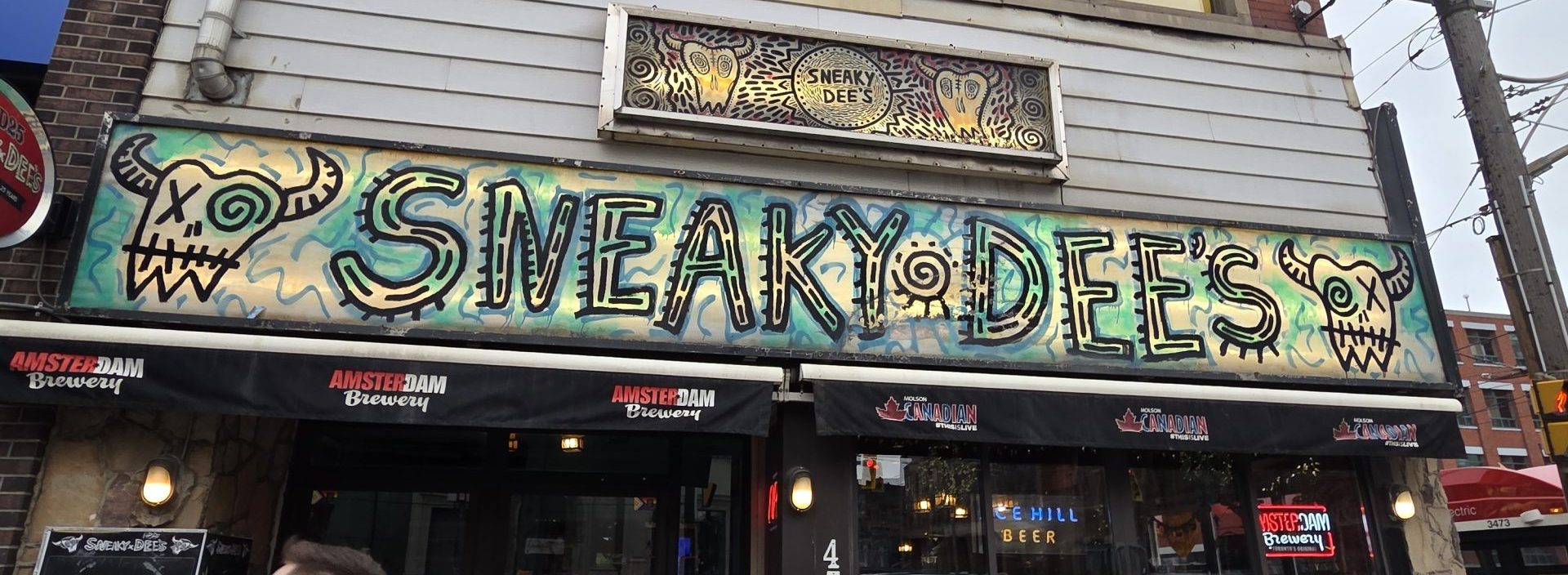 Sneaky Dee’s Main sign